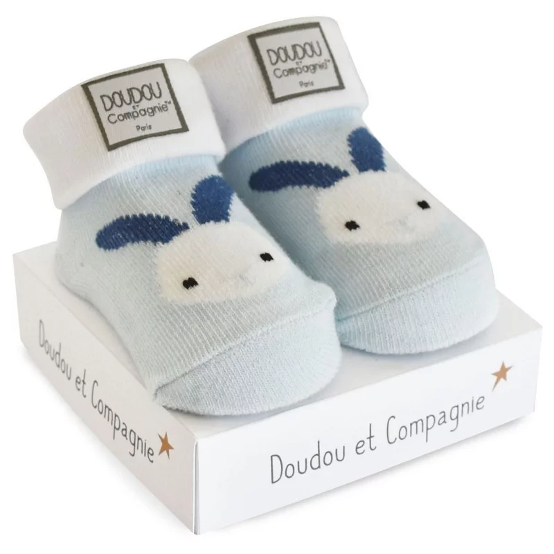 Chaussettes de naissance animal 0-6 mois Doudou & Compagnie