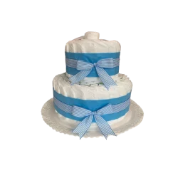 Gâteau de couches bleu