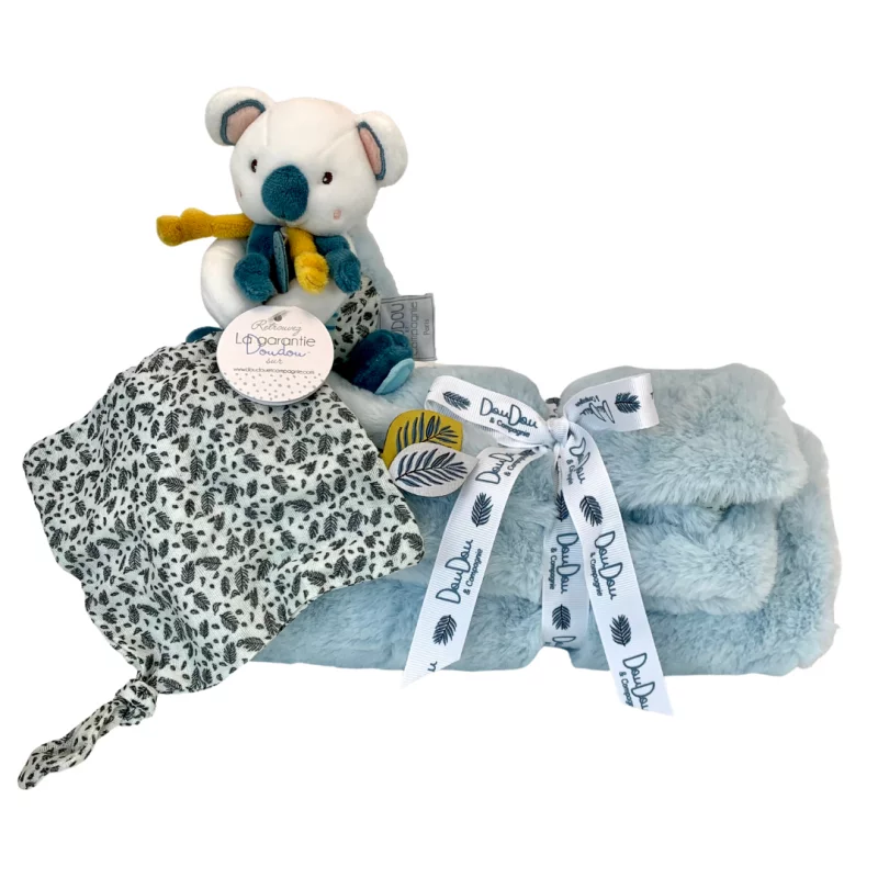 Doudou Koala gris - Cocon - Balle d'éveil - 3 EN 1-Doudou et compagnie