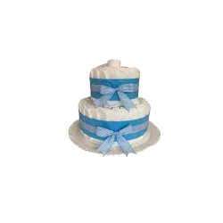 gâteau de couches bleu