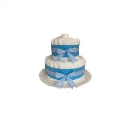 gâteau de couches bleu