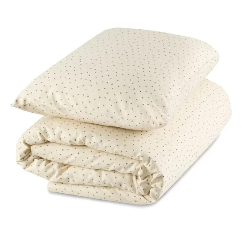 Pack Couette, Housse De Couette, Taie d'Oreiller Collection Natural 100% Coton Bio Gloop